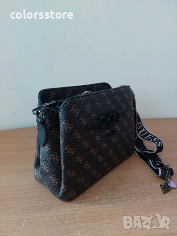 Черна чанта Guess код SG106, снимка 4 - Чанти - 38536088