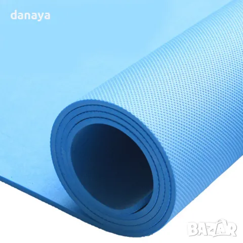 5814 Постелка за фитнес йога упражнения, 60x173cm, 4mm, снимка 4 - Йога - 49465410