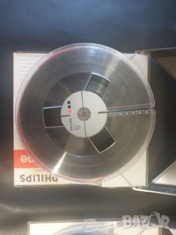 Лот от 2бр 18см магнетофонни ролки Philips С ленти и кутии. , снимка 2 - Други - 41241795