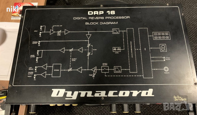 Професионален реверб Dynacord DRP 16 ефект процесор, снимка 4 - Китари - 44748195