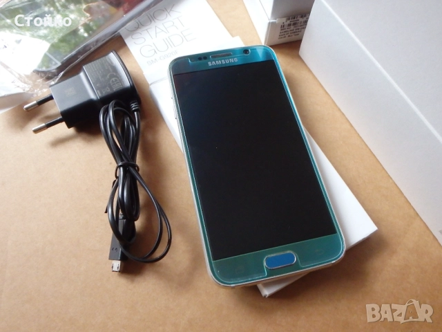 Samsung Galaxy S6 SM-G920F, 5.1 inches, син топаз, снимка 3 - Samsung - 52053345