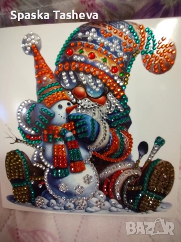 Диамантени коледни картички 