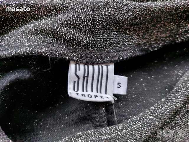 Saint Tropez - сива лъскава рокля, снимка 5 - Рокли - 39894512