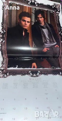 Дневниците на Вампира многолистен календ за 2012, снимка 4 - Други - 49704185