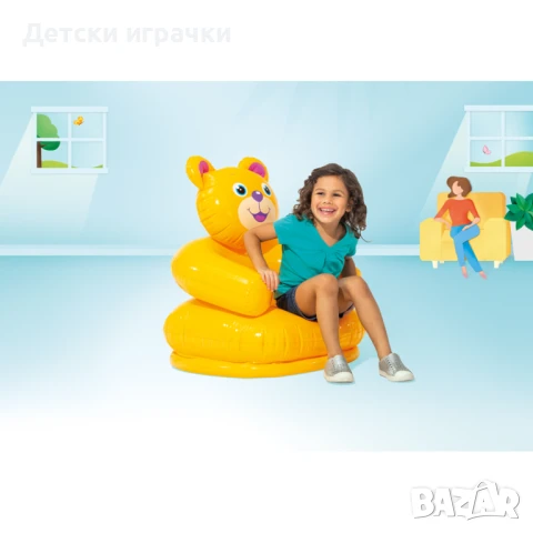 Детско надуваемо столче INTEX Happy Animal, снимка 2 - Надуваеми играчки - 50960939