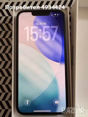 iPhone 16-e - черен, 100% батерия, снимка 2 - Apple iPhone - 55876685
