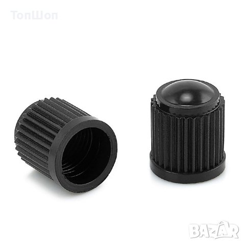 100бр. Черни капачки за вентили на Автомобил , Велосипед и др., снимка 2 - Аксесоари и консумативи - 40322965