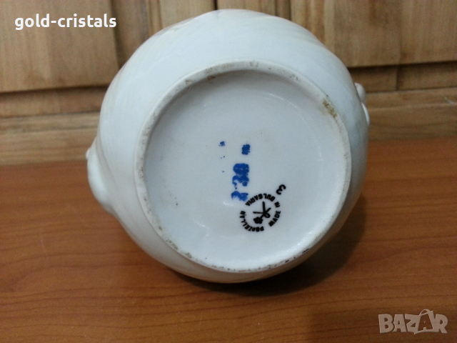 Стар български порцелан чайник кана, снимка 4 - Антикварни и старинни предмети - 36200828