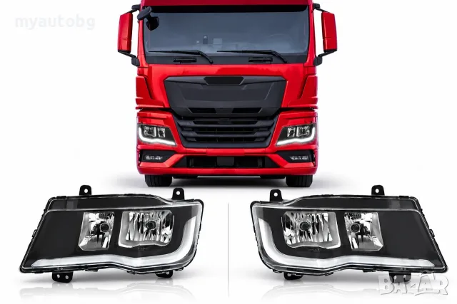 Фарове за MAN TGX 2021+ LED с мотор – LH + RH