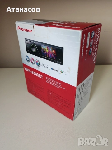 Pioneer MVH 8300BT НОВ мултимедия за кола с цветен дисплей Bluetooth USB , снимка 2 - Аксесоари и консумативи - 51944223