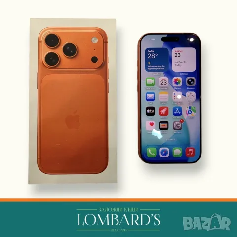 iPhone 17 Pro Cosmic Orange 256 GB 100%, N: 41699, снимка 3 - Apple iPhone - 55785855