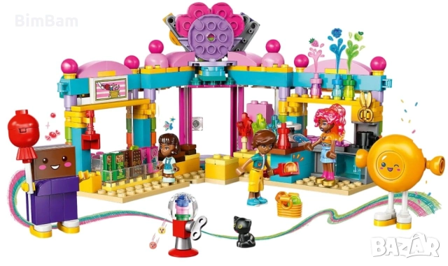 Конструктор LEGO® Friends 42649 - Сладкарница Хартлейк Сити / 376 части, снимка 5 - Конструктори - 52343739
