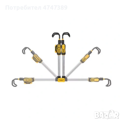 Акумулаторна LED лампа линейна DeWALT DCL045, 18V