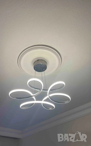 Лед /LED полилей с дистанционно, снимка 5 - Полилеи - 53598715