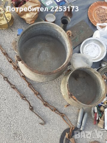 Голям меден бакър, снимка 5 - Антикварни и старинни предмети - 44190834