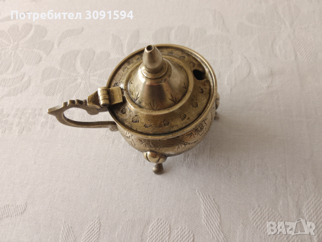 Стар гравиран  посребрен съд за подправки , снимка 12 - Антикварни и старинни предмети - 44746491