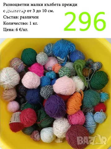 Евтини прежди в малки количества - нови и остатъци, снимка 11 - Други - 52042357