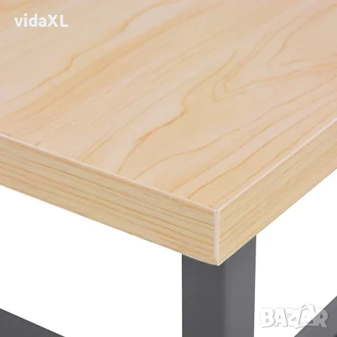 vidaXL Работна маса, сива, 120x60x85 см, стомана, снимка 3 - Работни маси и бюра - 56146057