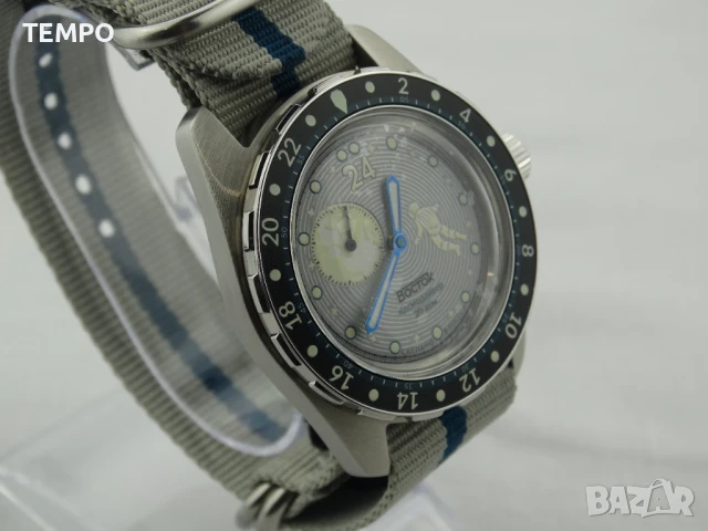 ВОСТОК АМФИБИЯ АВТОМАТИЧЕН ref: 14039Б - “КОСМОДАЙВЕР” - “LUNA DUDE” 2 - 24 ЧАСА - ЛИМИТИРАН 2000 бр, снимка 9 - Мъжки - 51304500