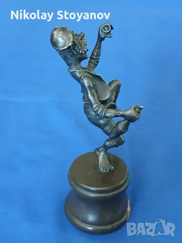 фигурка на пяница - Авторска, снимка 3 - Антикварни и старинни предмети - 55960840