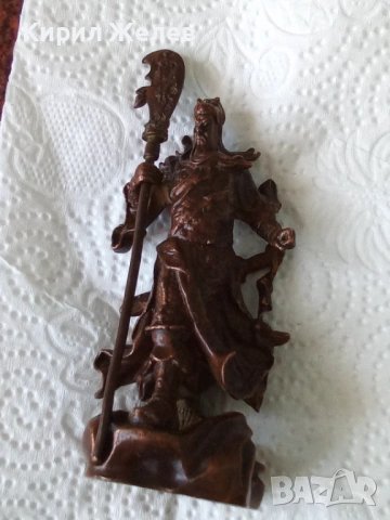 Бронзова статуетка на Гуан ю китайски бог 50503