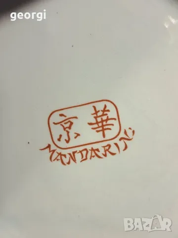 голяма порцеланова китайска ваза с райски птици   2/1, снимка 7 - Вази - 47608645