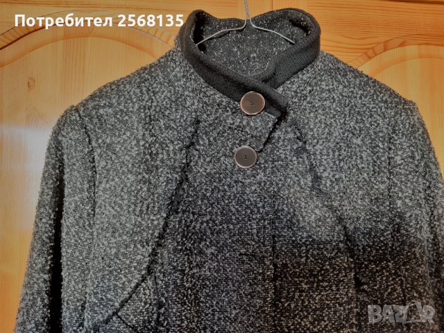 Красиво Палто/Манто на DANINI-Елегантно и Раздвижено с Декорации;№ 50, снимка 3 - Палта, манта - 38627426