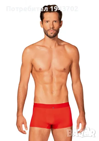 Мъжки боксерки в червен цвят BOLDERO, снимка 1