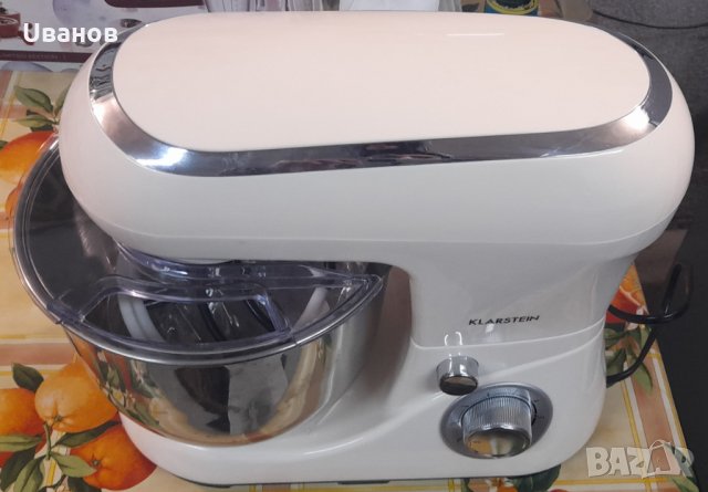 Планетарен миксер с 5 литра купа от неръждаема стомана, 6 степени