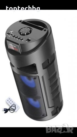 Безжична Караоке Тонколона KTS - 1091 С Bluetooth И Микрофон, снимка 4 - Bluetooth тонколони - 33961760