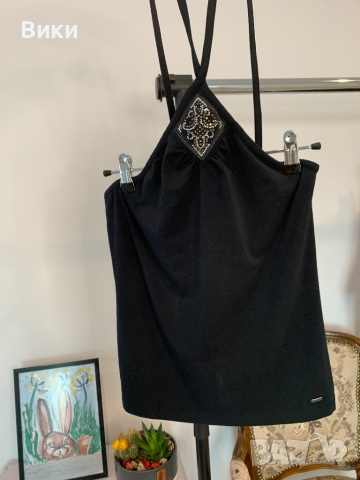 Дамски топ в размер L, но е подходящ и за М, снимка 6 - Корсети, бюстиета, топове - 44927216