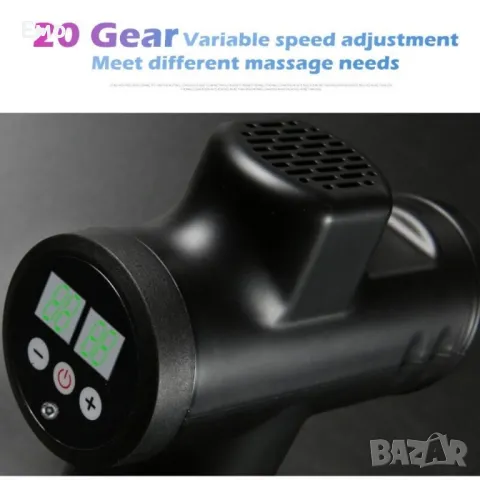 Безжичен вибрационен масажен пистолет., снимка 6 - Масажори - 47837743