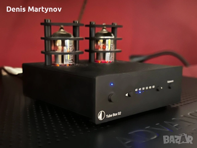 Лампов грамофонен предусилвател Pro-Ject Tube Box S2 - Перфектен