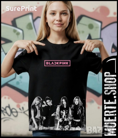 Детска тениска BLACKPINK – K-Pop фен модел!