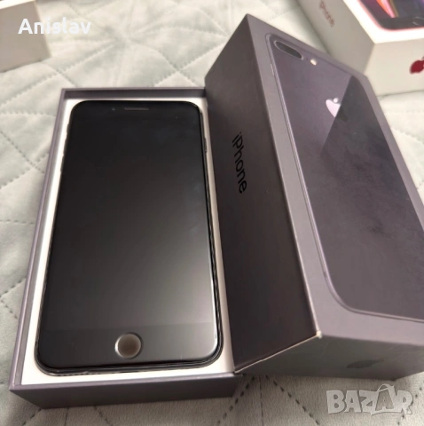 Apple iPhone 8 Plus, 64GB, с кутия!, снимка 2 - Apple iPhone - 53375879