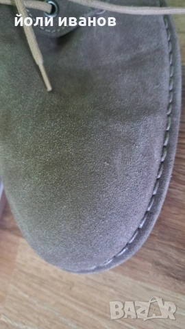 Кожени шити обувки от Албания-46 номер, снимка 2 - Маратонки - 53777966