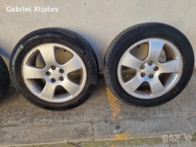 16-инчови Оригинални алуминиеви джанти 5x100 с подарък гуми за Audi A3 8L (4 броя), снимка 8 - Гуми и джанти - 55712872