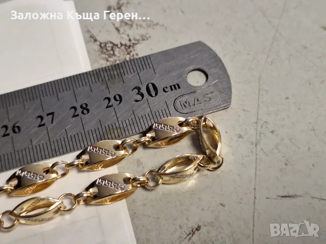 Златен синджир 12,54гр., снимка 4 - Колиета, медальони, синджири - 56257514