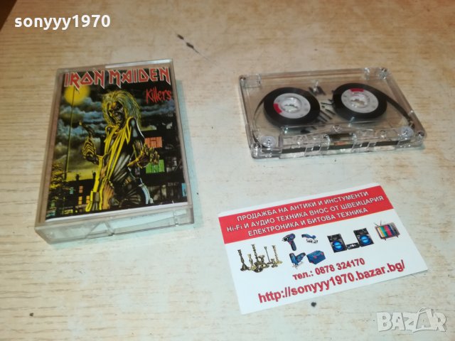 IRON MAIDEN-АУДИОКАСЕТА 1810211747, снимка 2 - Аудио касети - 34506601