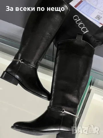 Gucci Дамски Ботуши Гучи - Черни Или Кафеви Код E168, снимка 15 - Дамски ботуши - 55840898