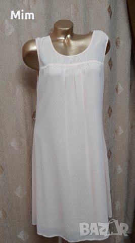 Manguun 42 Свободно падаща рокля пепел от рози , снимка 3 - Рокли - 41315671