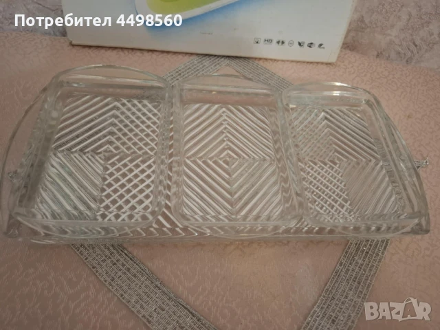 Ретро стъклен Сервиз, снимка 2 - Сервизи - 51158414