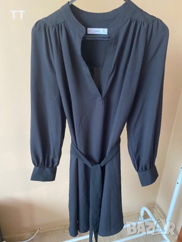 Дамска черна рокля марка манго размер М, снимка 1