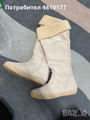 Бели ботуши/чизми 40 номер