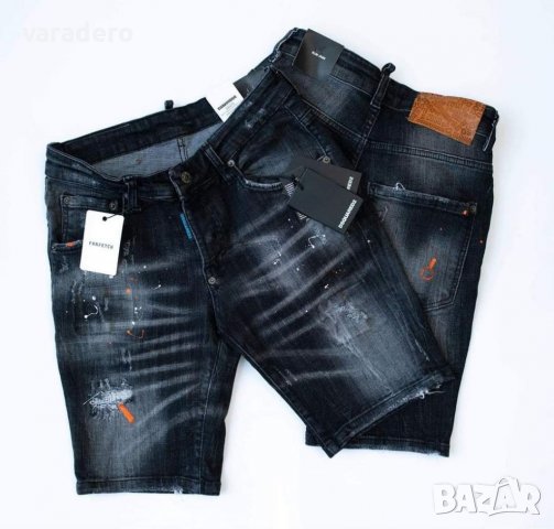 Мъжки къси дънки висок клас Dsquared , снимка 18 - Дънки - 40239626