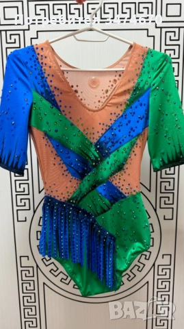 Трико (ново) за художествена гимнастика размер XS, снимка 3 - Художествена гимнастика - 53536368