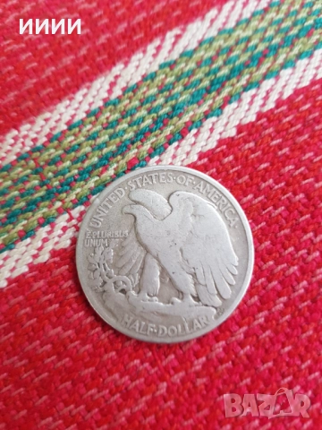 Сребърна монета халф долар 1940, снимка 2 - Нумизматика и бонистика - 52735995