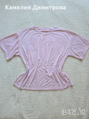 🌸 Розова oversize тениска