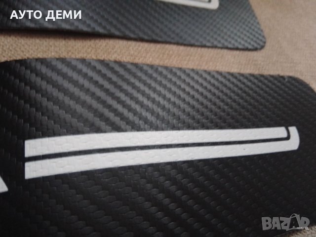 Черен карбон стикери за прагове за Опел Зафира Opel Zafira кола автомобил ван, снимка 3 - Аксесоари и консумативи - 41330321