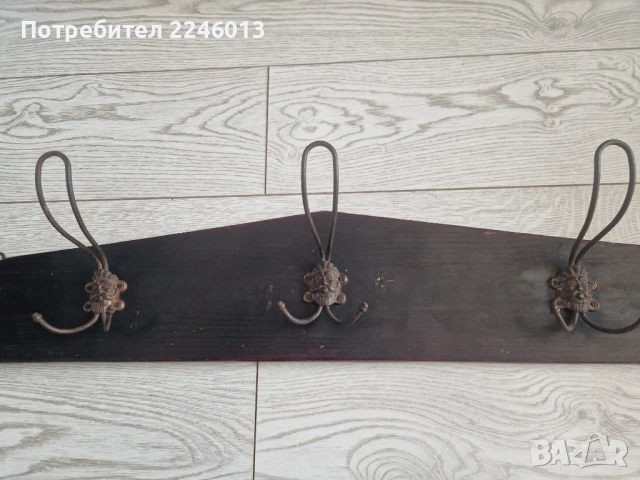 Старинна закачалка, снимка 2 - Закачалки - 53861201